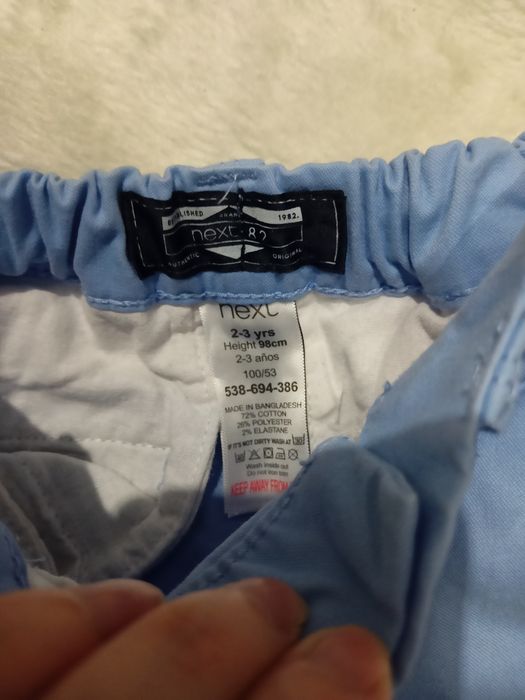 Spodnie Next r.98 na 2/3 lata
