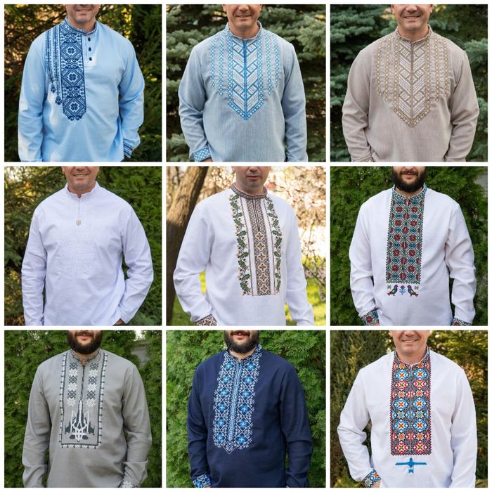 Чоловіча/ підліткова лляна вишиванка, опт, роздріб