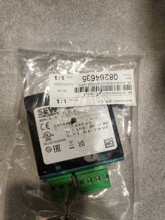 SEW EURODRIVE BMK 1,5 8264635 prostownik hamulca