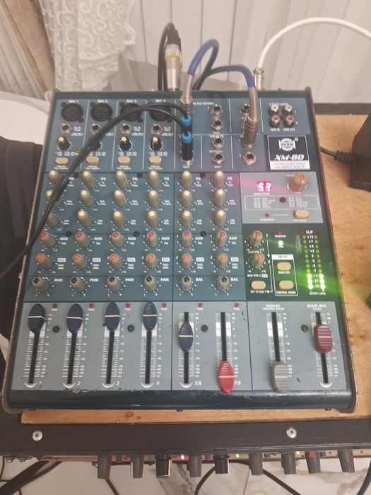 Микшерний пульт Show XM-8D, пульт для музики, пульт з ефектами