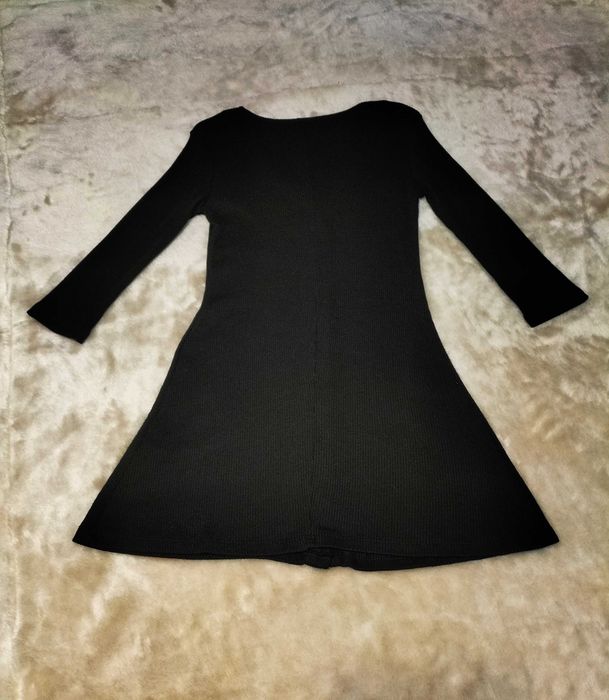 Vestido preto, Tam. M - Stradivarius