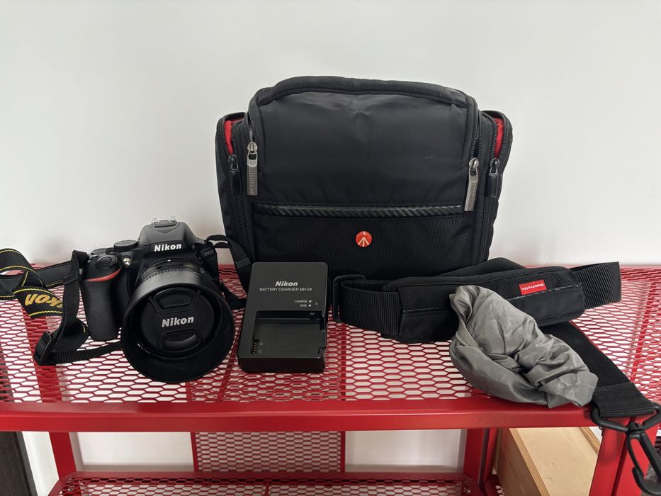 Aparat Nikon D5600 + obiektyw Nikkor 50mm 1.8af