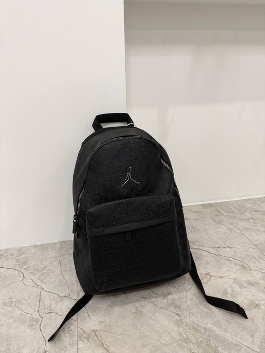 Чорний рюкзак Jordan стильний міський backpack унісекс з логотипом/джордан рюкзак чорний/Сумка джордан чорна