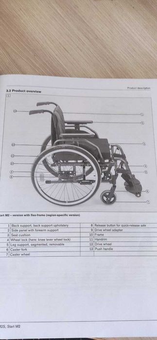 Продам інвалідну коляску фірми "Otto Bock"
