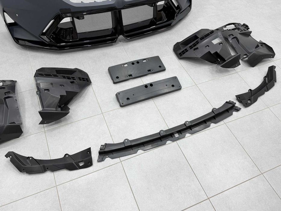 Комплект обвеса M5 G90 для BMW 5 G60 2024- (передний задний бампер, пороги, насадки, ноздри, решетка) БМВ М5 Г90