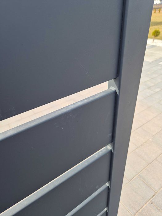 Ogrodzenie Panelowe | Panele fi 5m 153m | Podmurówka dwustronna GRAFIT