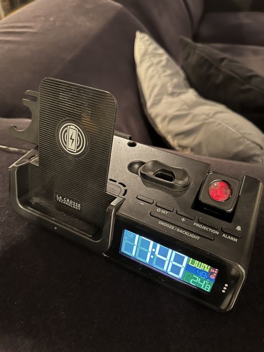 Zegar budzik z projektorem La Crosse Wattz 2.0