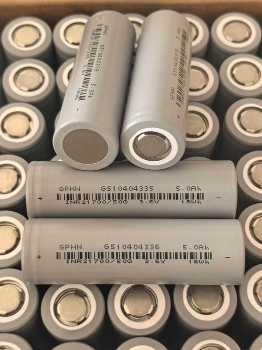 Акумулятор 21700 Great Power 50Q 5000mah 50A НОВІ ОРИГІНАЛЬНІ В НАЯВНОСТІ З 20.10
