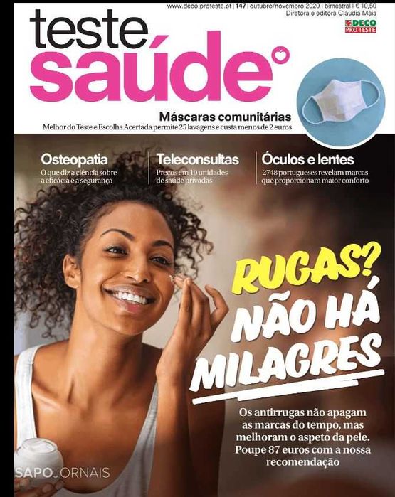 10 revistas TESTE SAÚDE da DECO LOTE 2