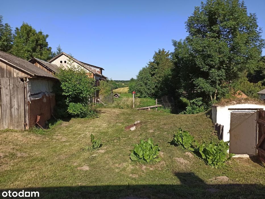 Działka 4400 m²  Dom + murowany budynek gospodarczy
