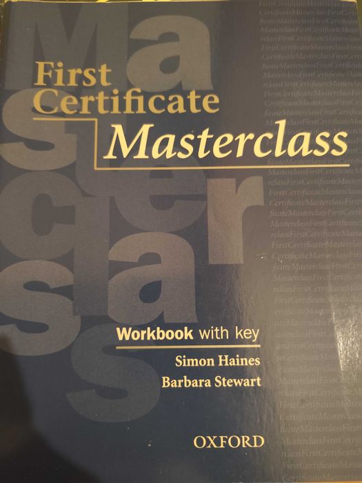 First certificate Masterclass workbook with key