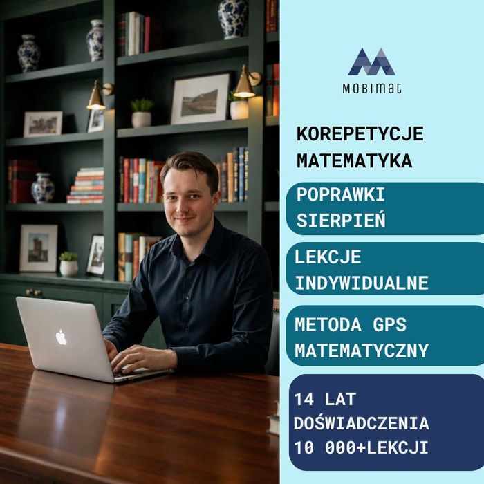 Korepetycje matematyka | matura | poprawki klasy | egzaminy | 100% zdawalności | szkoła średnia | podstawówka | online lub stacjonarnie
