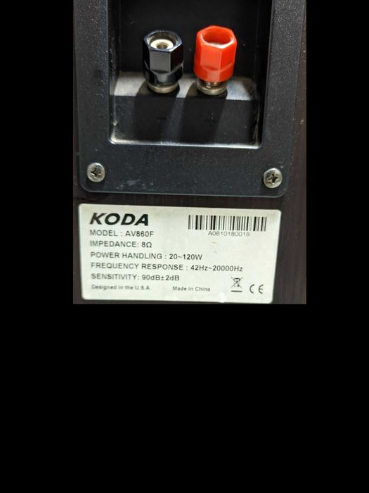 Kolumny KODA AV860F