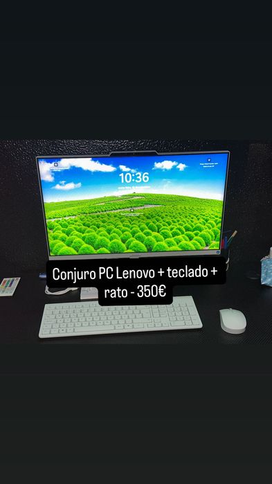 Conjunto PC Lenovo - Teclado + Rato