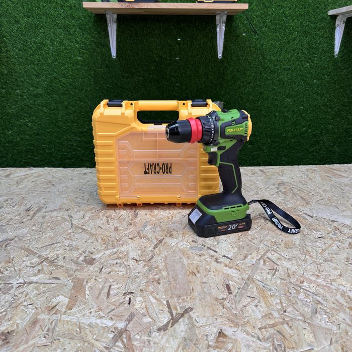 Акумуляторний шуруповерт Procraft PA20LI DFR 20В 50 Нм