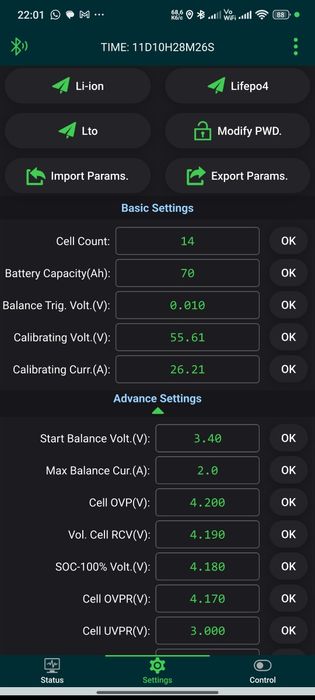 BMS  JK-PB2A16S20P 200ампер від 8 до 16 комірок для всіх видів літій а