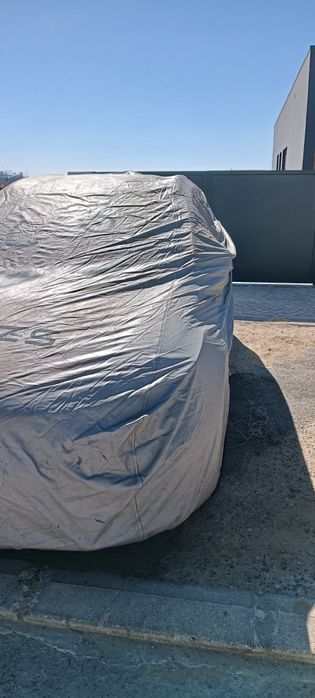 Capa de lona e pelo por dentro