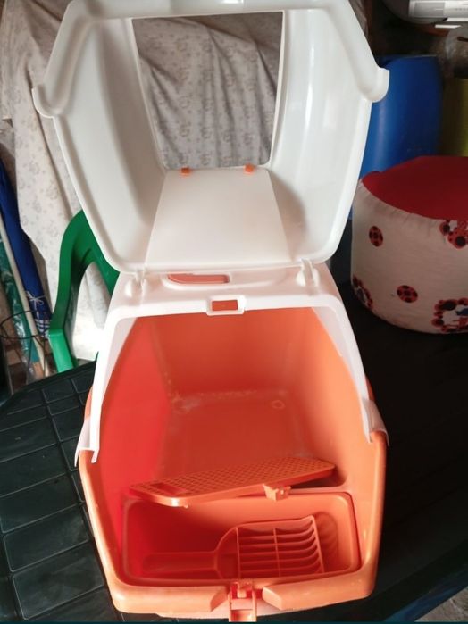 Casa de banho  XL Gato +Tapetes+ tesoura,escova,e fivela