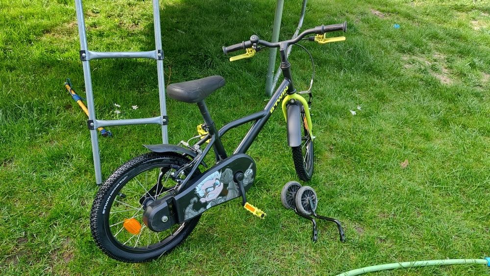 Rower chłopięcy btwin Dark Hero 16 cali