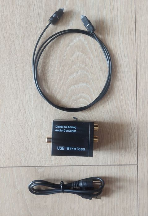 Konwerter audio Bluetooth. Dzwięk z tv i tekefonu przez wzmacniacz.