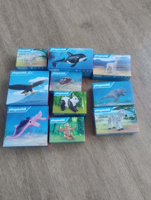 10 zabawek HM McDonald's Playmobil