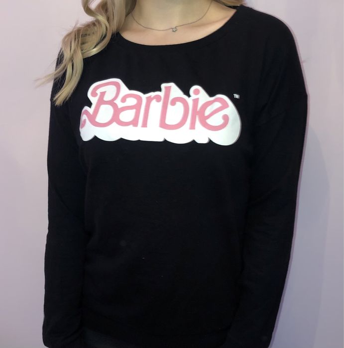 Bluzka z różowym napisem Barbie Sinsay M