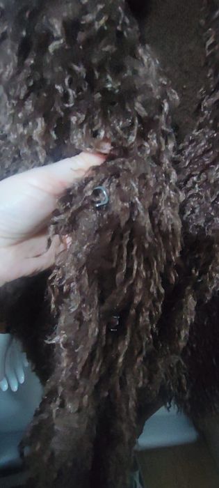 Kamizelka oversize Lama dlugi krecony włos Jakosc premium