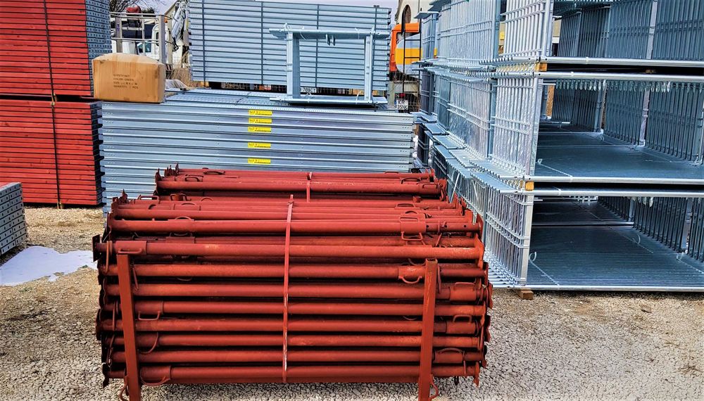 RUSZTOWANIA typ Plettac Baumann Stemple Budowlane Pletak 100m2