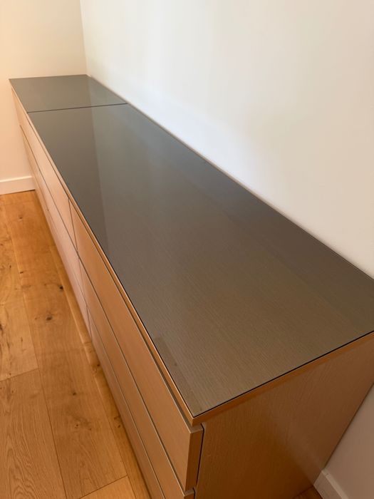 Ikea Malm Comoda 9 gavetas em cor carvalho