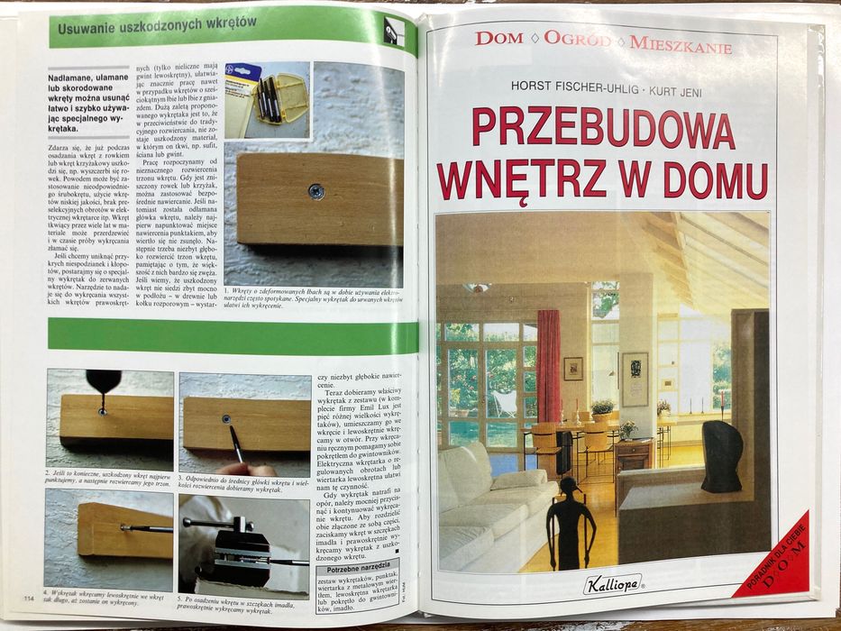 Domowy majsterkowicz Gunther Bayer, poradnik, książka A4-jak nowa