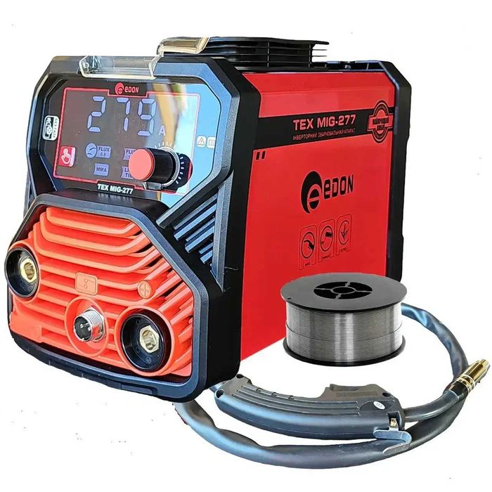 Полуавтомат Edon БЕЗ ГАЗА флюсовая проволока + электроды/цена/качество
