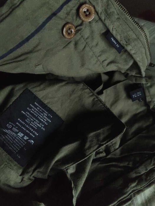 Джинсы (chino Polo Ralph Lauren USA w32 stretch green grey.