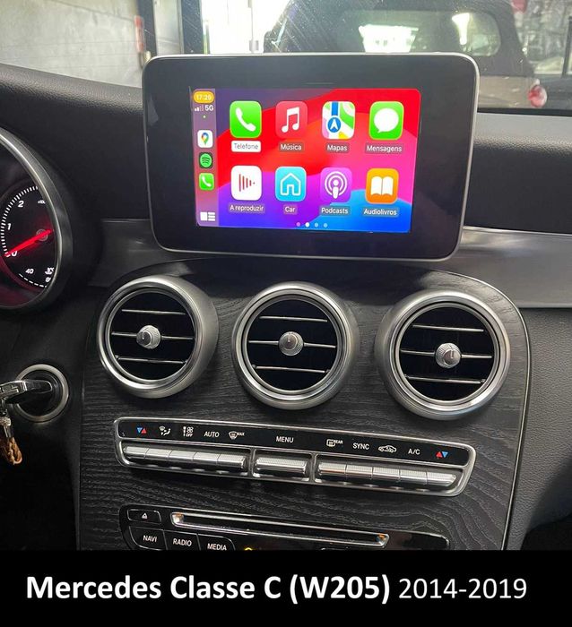 BOX Módulo Apple Carplay • Android • Mercedes Classe A B C E CLA GLA