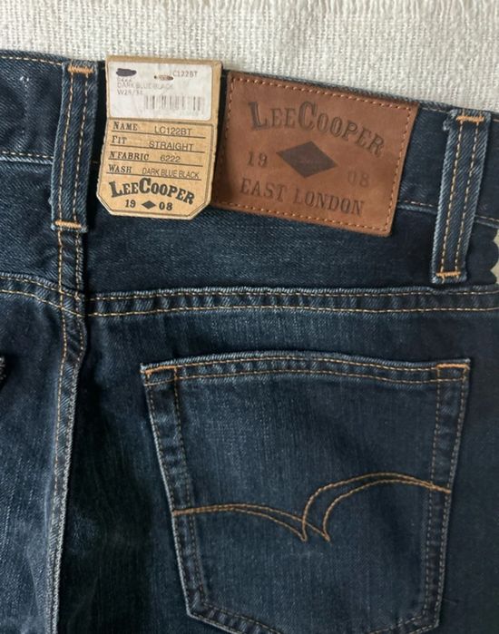 Lee Cooper Denim Jeansy W28 L34 granatowe proste