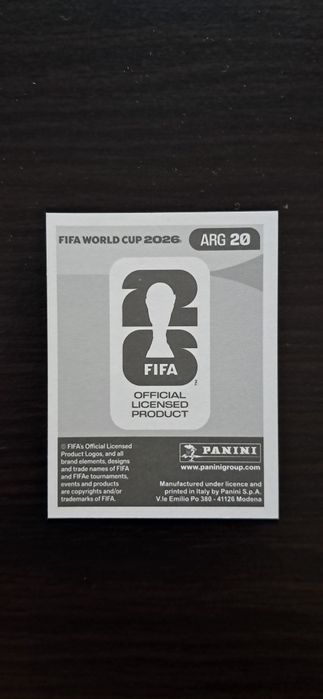 Cromo futebol de Giuliano Simeone(Mundial 2026)da Panini
