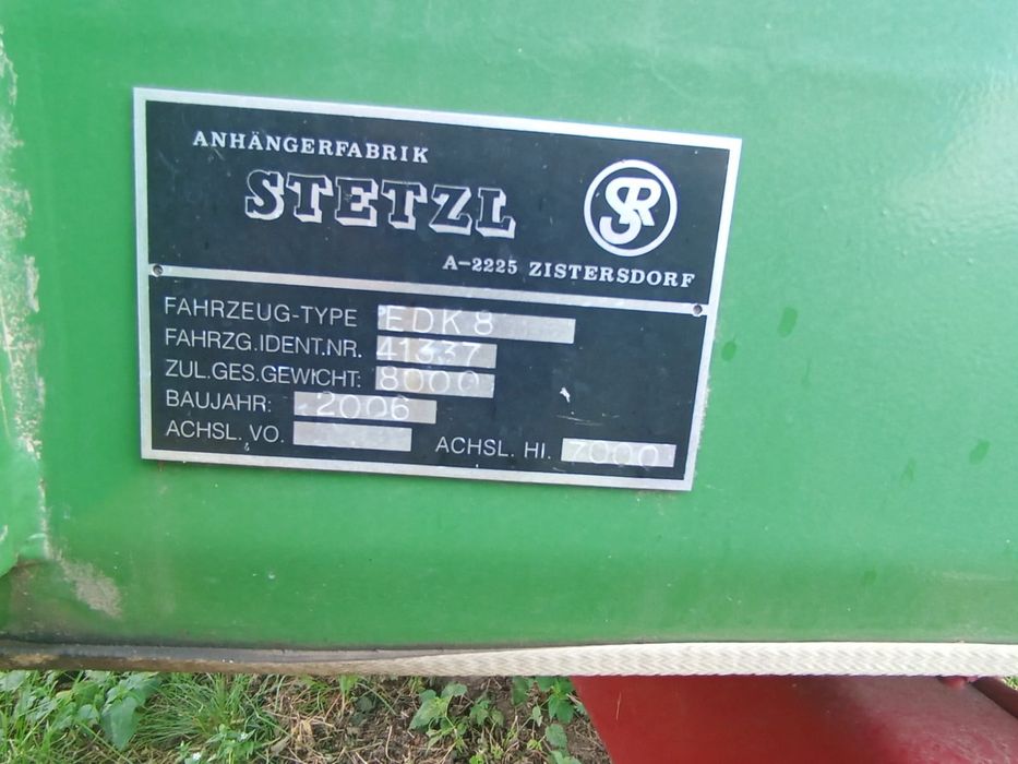 Przyczepa wywrotka Stetzel