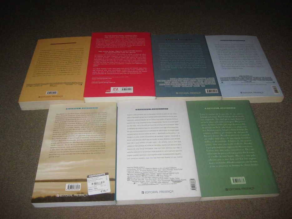 7 Livros de Nicholas Sparks