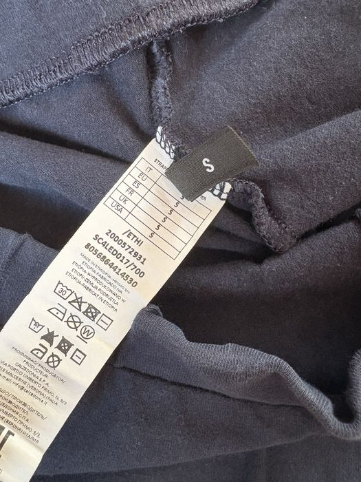 Legginsy damskie Calzedonia S bawełna granatowe