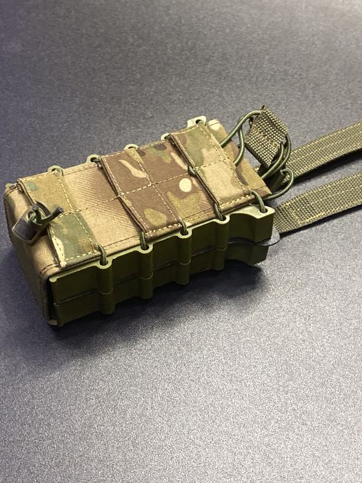Підсумок магазину АК/AR подсумок двойной с пластиковым каркасом