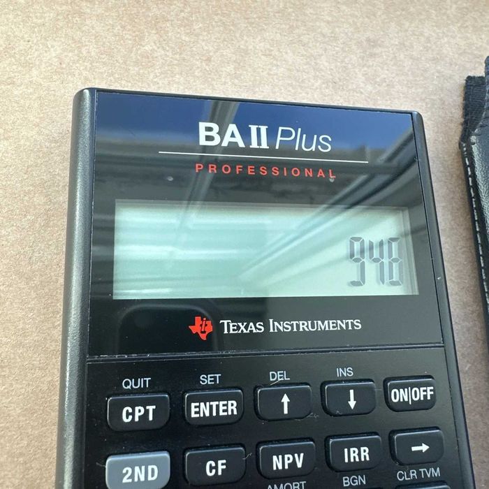 Фінансовий калькулятор Texas Instruments BA II Plus Professional Б.У.