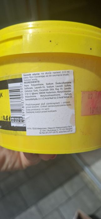 Pasta do mycia rąk profi plus