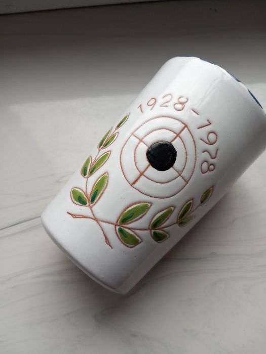Ceramiczny kubeczek,pojemnik.Rękodzieło.