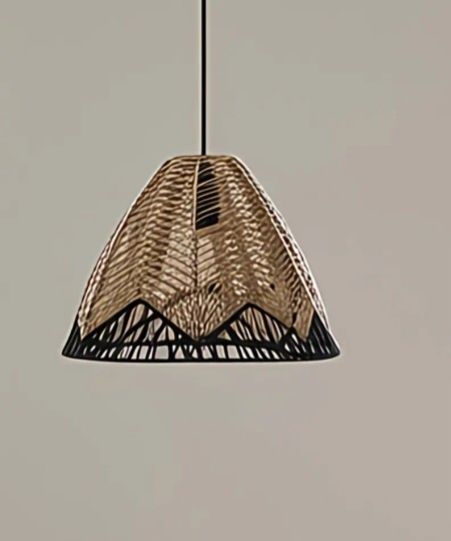 Pleciony klosz do lampy w stylu skandynawskim/boho Nowy z metką