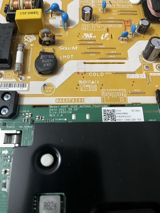 Płyta główna zasilacz do TV Samsung UE43AU7172UXXH