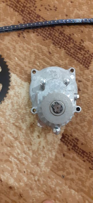 Редуктор 5:1+ ланцюг + зірка для міні мото-байка тримера або велосипед