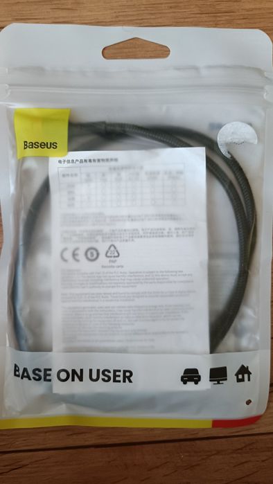 Фірмовий кабель Baseus Type C, 100W!!, 500мм для швидкої зарядки