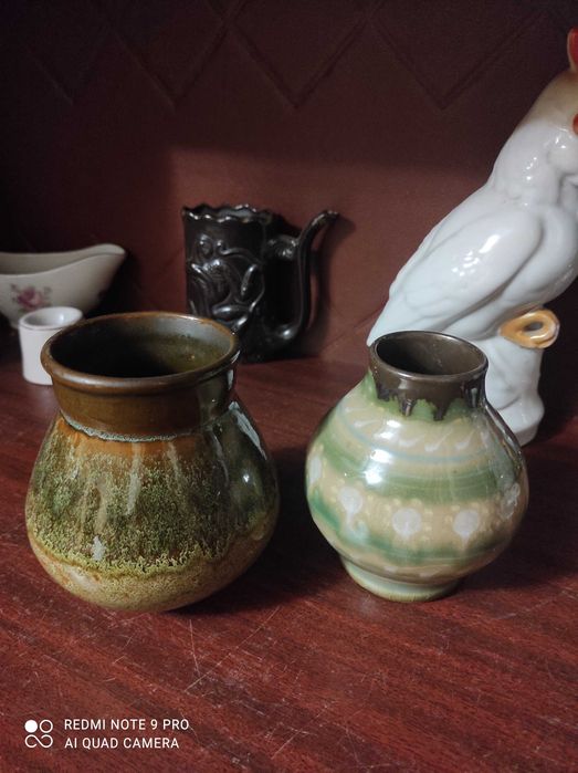 Статуэтки фарфор ссср , вазочки майолика и др.