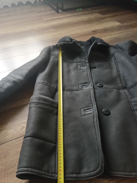 Vintage retro kożuch męski M