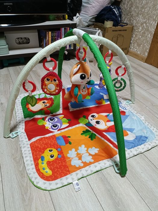 Дитячий розвиваючий килимок Chicco Magic Forest Relax & Play 2-в-1