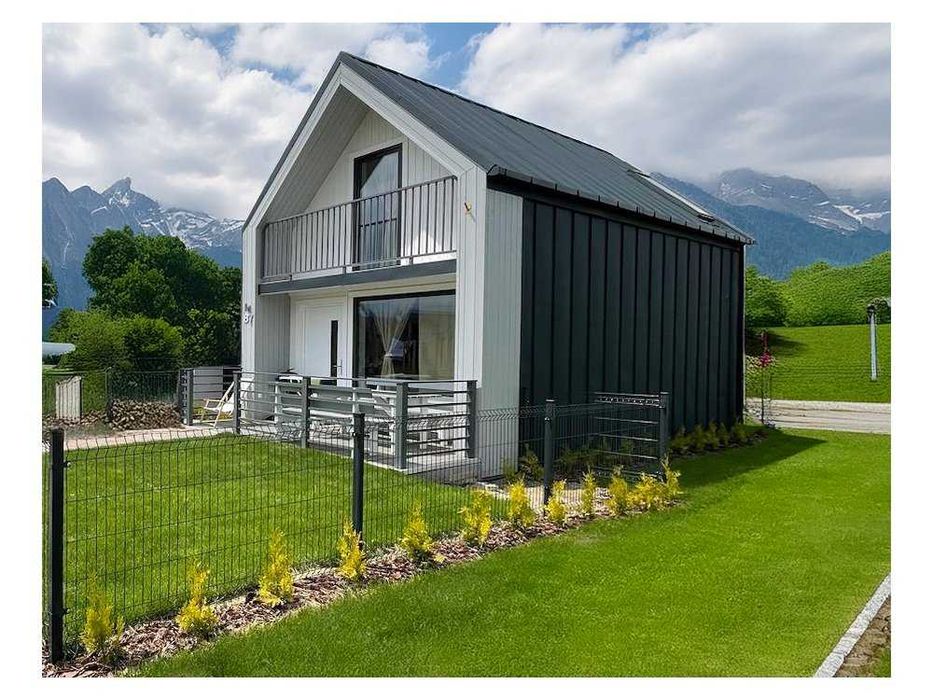 Domek Nowoczesna Stodoła 4,7x9, piętro użytkowe, domek drewniany